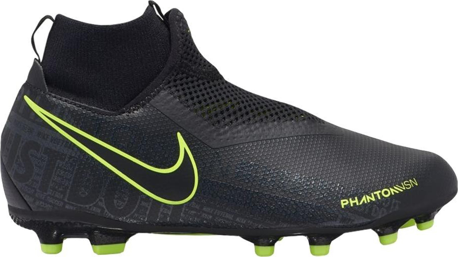 Nike Παιδικά Ποδοσφαιρικά Παπούτσια Ψηλά Phantom Vsn Academy Fit Game Over Mg με και Καλτσάκι Μαύρα AO3287-007 | Skroutz.gr