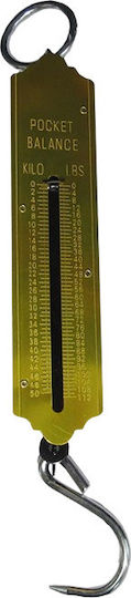 Mannesmann Pocket Balance Analog Professionelle Hängewaage mit einer Wiegekapazität von 25kg und einer Unterteilung von 1000gr