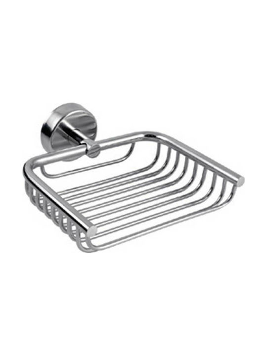 Karag Moderno Inox Soap Dish Wall Mounted Silver