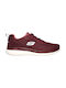 Mesh Lace Up Memory Foam Damen Sportschuhe Laufen Rot