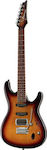 Ibanez SA260FM Електрическа Китара Stratocaster с HSS Конфигурация на Пикапите Violin Sunburst