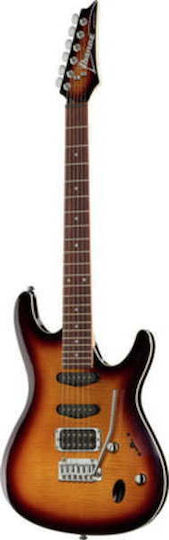 Ibanez SA260FM Electric Guitar Stratocaster with HSS Pickup Configuration Violin Sunburst