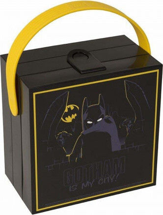 Room Copenhagen Пластмасово детско контейнерче за храна Batman Черен x x 9.7cm