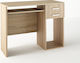 No 8 Kinderschreibtisch aus Melamin Oak 100x55x80cm