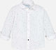 Mayoral Kids Polka Dot Shirt White