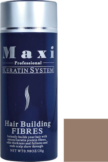 Yanni Extensions Ίνες Κάλυψης Αραίωσης Μαλλιών με Κερατίνη Maxi Professional Hair Building 28gr