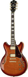 Ibanez AS93FM Elektrische Gitarre ES mit HH Ton...