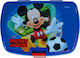 Mickey Πλαστικό Παιδικό Δοχείο Φαγητού Mickey Μπλε