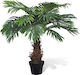 vidaXL Artificial Plant in Pot Palm Tree Green 80cm 1pcs