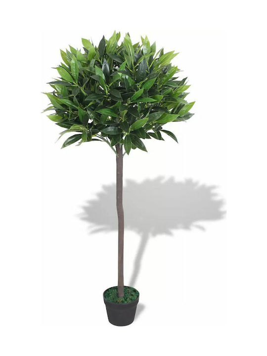 vidaXL Künstliche Pflanze in Blumentopf Laurel Grün 125cm 1Stück