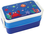 Sunny Life Under The Sea Πλαστικό Παιδικό Σετ Φαγητού Μπλε Μ18 x Π10.5 x Υ8.5cm