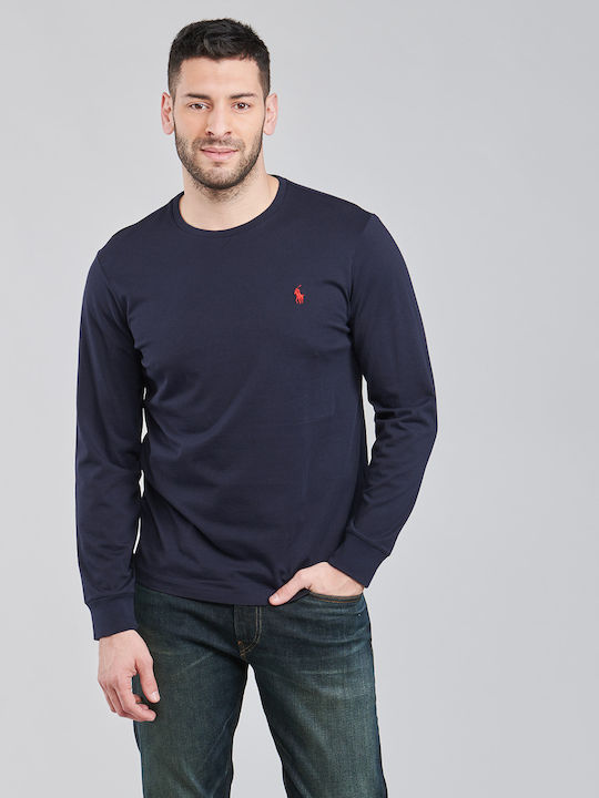 Langarm-Pullover Marineblau