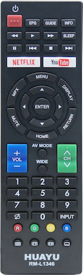 Huayu Compatible Remote Control RM-L1346 for Τηλεοράσεις Sharp