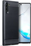 Terrapin Carbon Fibre Gel Case Back Cover Σιλικόνης Μαύρο (Galaxy Note 10)