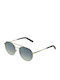 Enrico Coveri Men's Sunglasses with Black Metal Frame and Gray Lens EC798