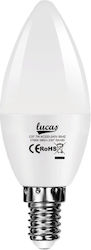 Lucas Λάμπα LED 7W για Ντουί E14 Φυσικό Λευκό