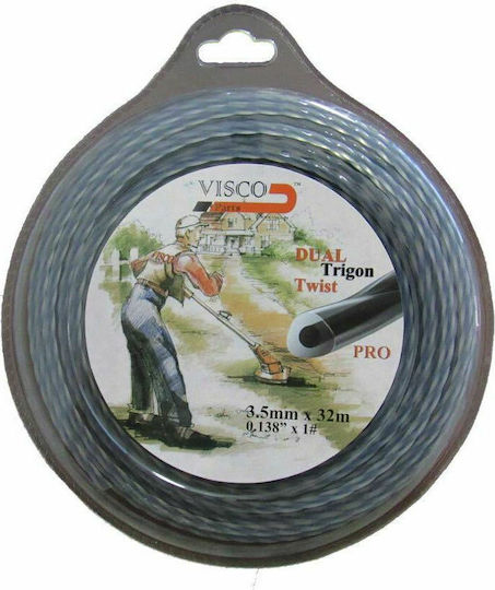 Visco Parts 3532 Μεσινέζα Τρίγωνη Στριφτή Μήκους 32m και Πάχους 3.5mm