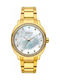 Breeze Glamcy Uhr mit Gold Metallarmband