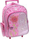 Benetton Nice School Bag Trolley Kindergarten in Pink color