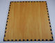 Wooden Laminate 100x100x2.5cm Puzzle Gym Mat Brown 100x100x2.5cm 1 Piece