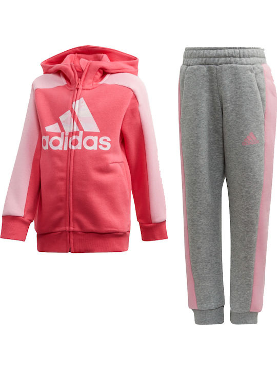 Adidas Σετ Φόρμας για Κορίτσι Ροζ 2τμχ Performance Graphic