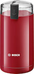 Bosch Ηλεκτρικός Μύλος Καφέ 180W με Χωρητικότητα 75gr Κόκκινος