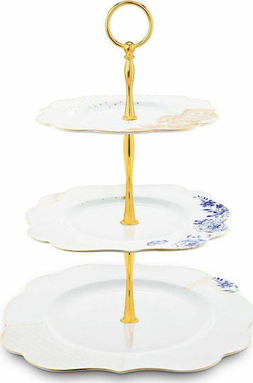 PiP Studio Royal Εταζέρα 3 Ορόφων από Πορσελάνη Λευκή Ø28xY28cm PiP Studio Royal Εταζέρα 3 Ορόφων από Πορσελάνη Λευκή Ø28xY28cm