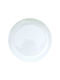 Salt & Pepper Edge Servierplatte Keramik Weiß mit Durchmesser 30.5cm 1Stück