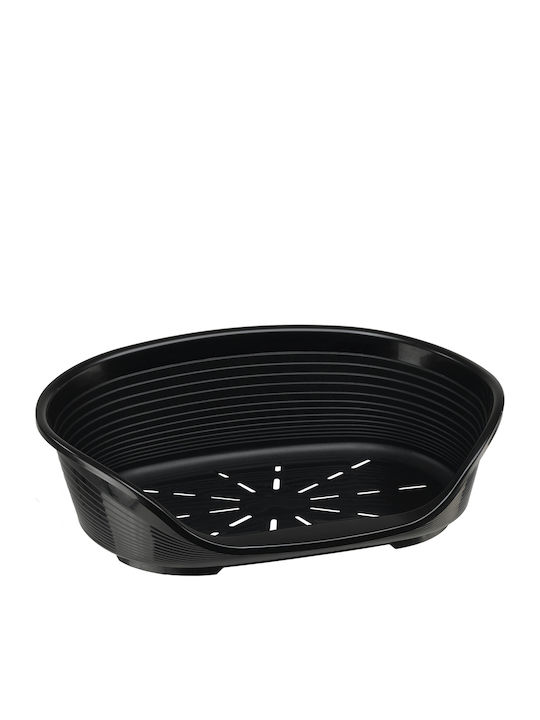 Ferplast Siesta Deluxe Sofa Hundebett Schwarz 43x28cm.