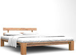 Κρεβάτι Υπέρδιπλο από Μασίφ Ξύλο 160x200cm
