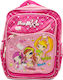 Nicki Pop Pixie School Bag Backpack Kindergarten Fuchsia with Water Bottle Holder