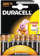 Duracell Αλκαλικές Μπαταρίες AAA 1.5V 8τμχ