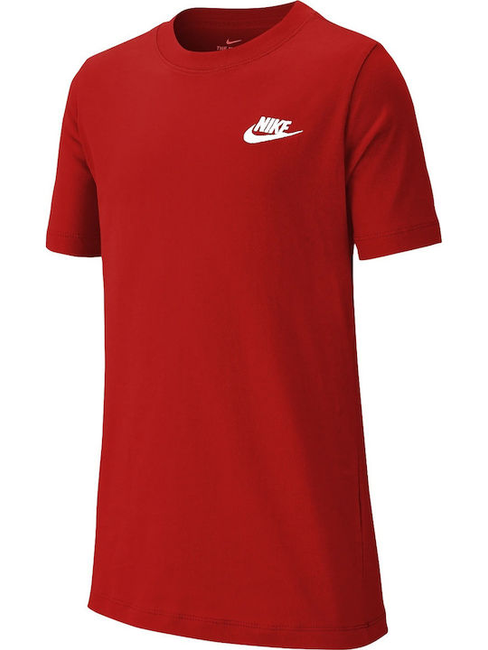 Nike Kids' T-shirt Red Sportswear