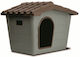 Pet Camelot Eco Dog House Plastic Outdoor Brown 79x50x60cm