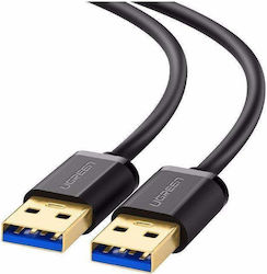 Ugreen US128 10371 USB 3.0 USB-A male σε USB-A male Γκρι 2m