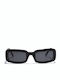 Bob Sdrunk Roxie Damen Sonnenbrille mit Schwarz Kunststoff Gestell und Schwarz Linse