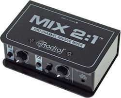 Radial MIX2:1 Αναλογικός Μίκτης 2 Καναλιών / 2 Εισόδους XLR