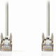 Nedis F/UTP Cat.5e (Gigabit) Καλώδιο Δικτύου Ethernet 1m Λευκό