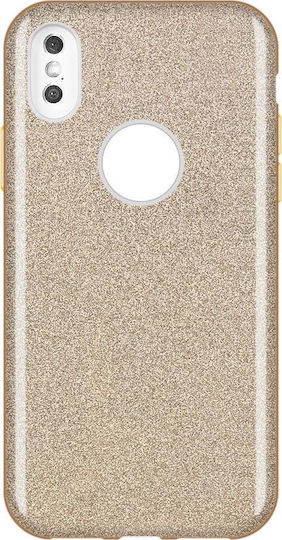 Shining Back Cover Σιλικόνης Χρυσό (Huawei Y7 2019 / Y7 Prime 2019)