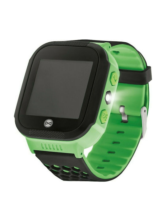 Forever Find Me Παιδικό Ψηφιακό Ρολόι με GPS και Καουτσούκ/Πλαστικό Λουράκι Πράσινο
