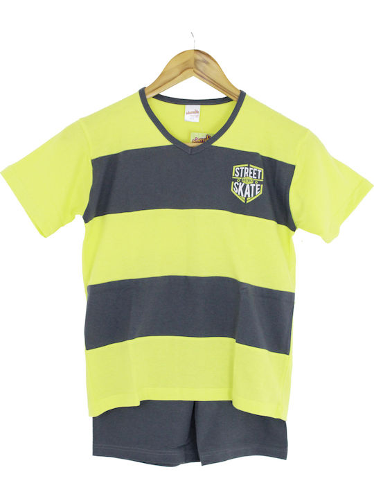 Minerva Kids' Pajamas Summer Yellow