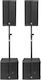HK Audio Linear 3 Compact Venue Pack Set mit Aktiven PA-Lautsprecher mit Woofer 12" 48.5x59.5x48.5cm.