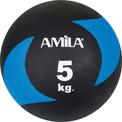 Amila Μπάλα Medicine 22cm, 5kg σε Μπλε Χρώμα