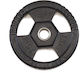 Toorx Scheibenset Olympischen Typs Gummierte 1 x 15kg Φ50mm mit Griffen