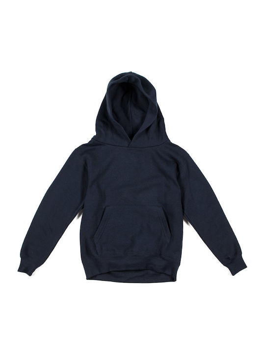 Russell Athletic Kids Sweatshirt with Hood Navy Blue