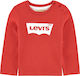 Levi's Kids Blouse Long Sleeve Red