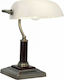 Brilliant Bankir Office Lamp for Socket E27 in White Color