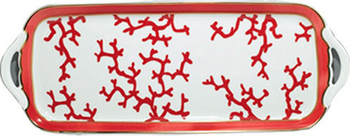 Raynaud Limoges Long Cake Plate Cristobal Platou Decorativ Porțelan Albă 1buc 40x15buc