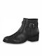 Tamaris Leather Women's Ankle Boots Black