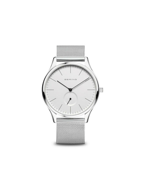 Bering Time Watch Battery with Silver Metal Bracelet 16641-004